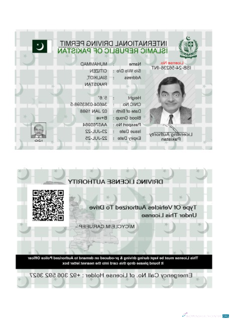 download Pakistan international driving license 2022 present